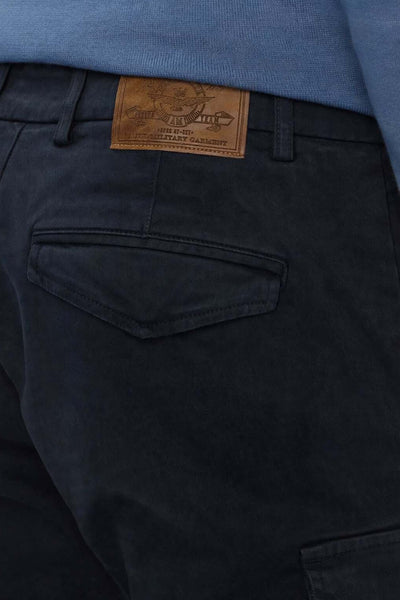 aeronautica militare Pantaloni Cargo Blu Uomo, foto 4