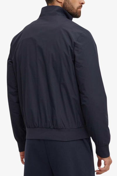 emporio armani ea7 Giacca Full Zip Core Identity In Tessuto Tecnico Blu Uomo, foto 4