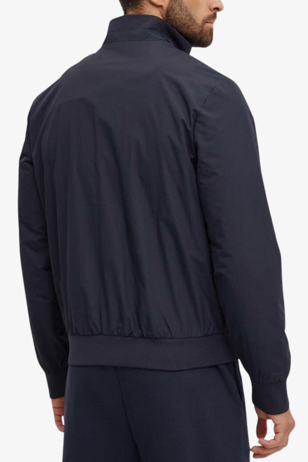emporio armani ea7 Giacca Full Zip Core Identity In Tessuto Tecnico Blu Uomo, foto 4