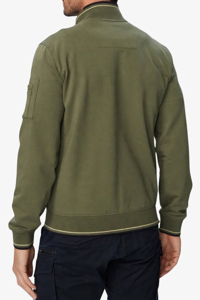 aeronautica militare Felpa Full Zip ISMA Verde Uomo, foto 4