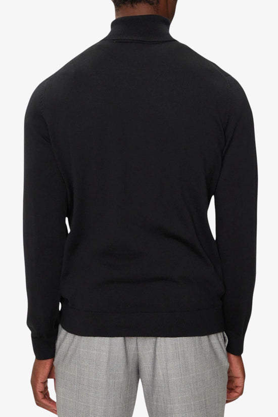  Dolcevita Maglione In Lana Merino-lacoste-Nero-Uomo-Ah1959 00 031-4  