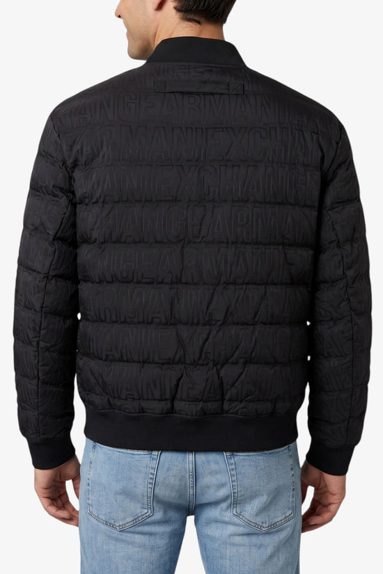  Piumino Full Zip In Nylon Jacquard Logo All-Over-armani exchange-Nero-Special_-Xm003310 af28563 fc340-4  