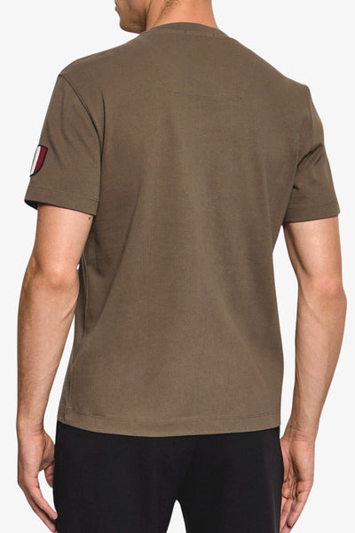 aeronautica militare T-Shirt Maniche Corte Leader Marrone Uomo, foto 4
