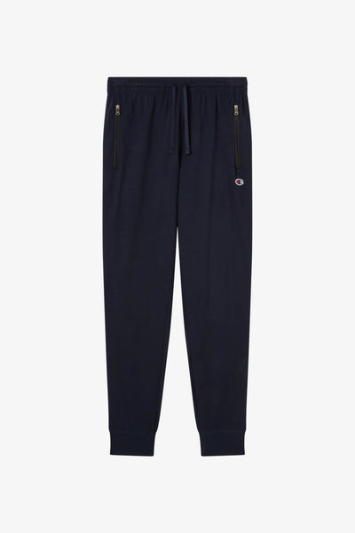 champion Pantaloni Tasche Con Zip C Logo Blu Uomo, foto 4