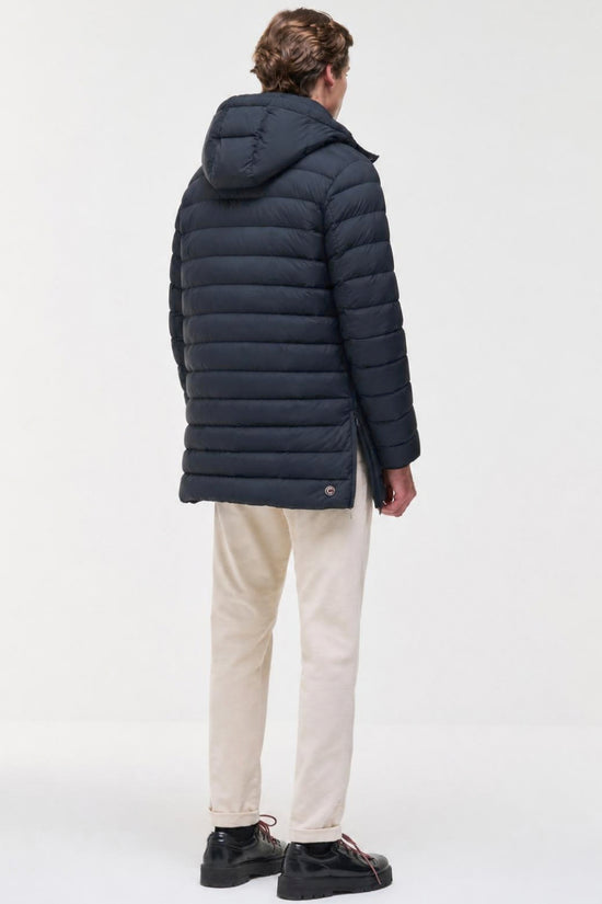  Piumino Lungo Full Zip Con Cappuccio Con Spacchi Laterali-colmar-Blu-Special_-12000001 4zp 68-4  