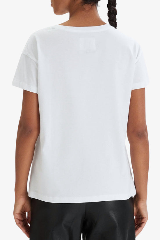  T-Shirt Maniche Corte Logo Icon Con Strass-armani exchange-Bianco-Special_-Xw000830 af10356 u0002-4  