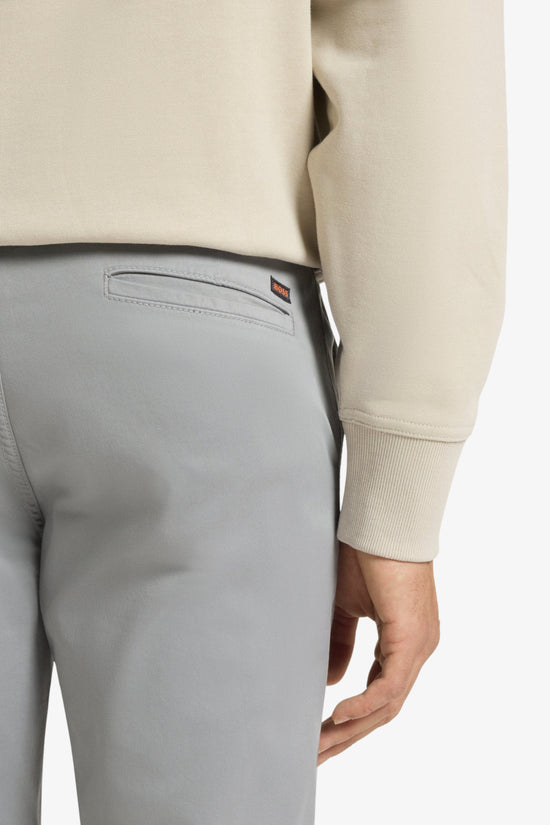  Pantaloni Chino Slim Fit In Cotone Elasticizzato-boss-Grigio-Uomo-50510933 041-4  