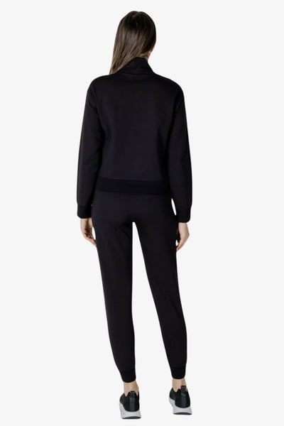 emporio armani ea7 Tuta Full Zip Core Lady Stretch Nero Donna, foto 4