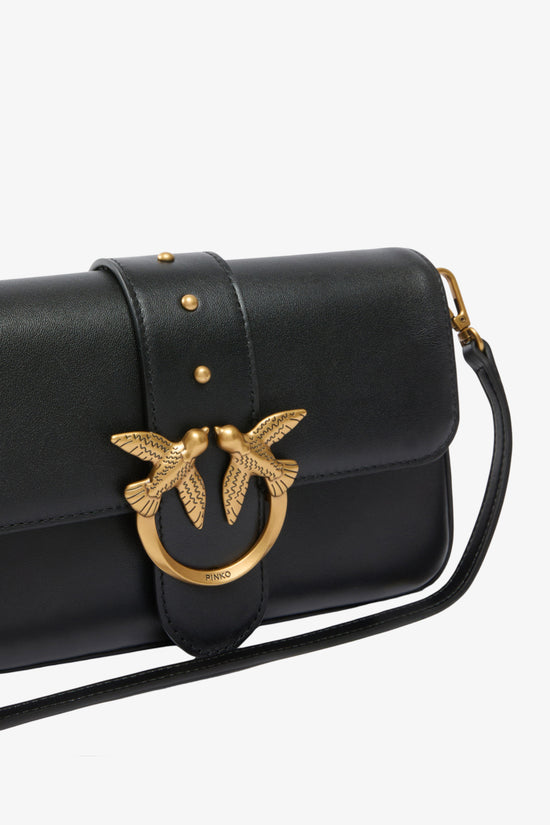  Borsa A Tracolla Mini Love Bag Slouchy In Pelle Con Doppia Tracolla-pinko-Nero-Donna-105824 a0qo z99q-4  