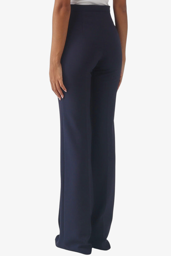  Pantaloni In Doppio Crepe Stretch-elisabetta franchi-Blu-Special_-Pa19666e2 h88-4  