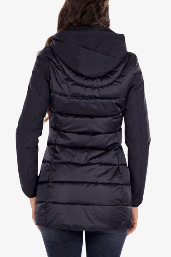  Piumino Full Zip Con Cappuccio Removibile E Maniche In Soft Shell-yes zee-Blu-Special_-O045/m500 0710-4  