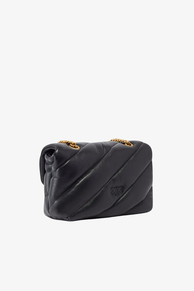 pinko Borsa A Tracolla Mini Love Bag Puff Maxi Quilt Nero Donna, foto 4