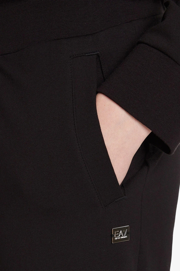 emporio armani ea7 Tuta Full Zip Core Lady Nero Donna, foto 4