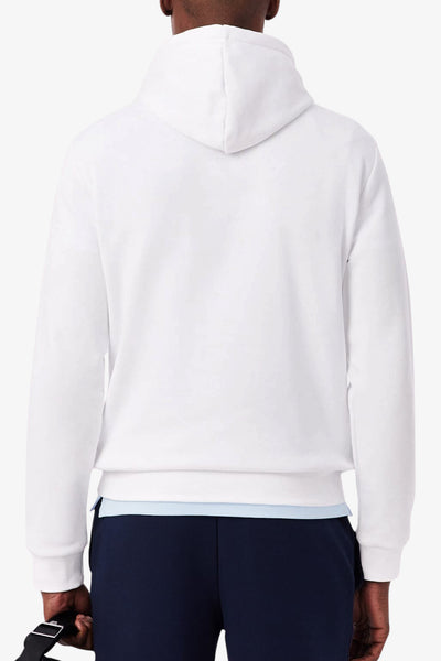 lacoste Felpa Con Cappuccio Bianco Uomo, foto 4