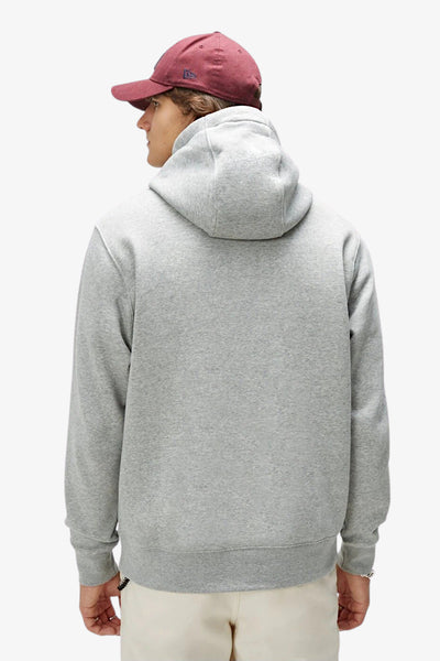 nike sportswear Felpa Full Zip Con Cappuccio Club Grigio Uomo, foto 4
