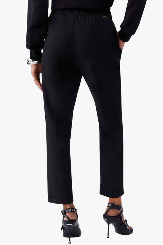  Pantaloni Con Risvolto E Dettagli Oro-liu jo-Nero-Special_-Ta6255 ts922 22222-4  