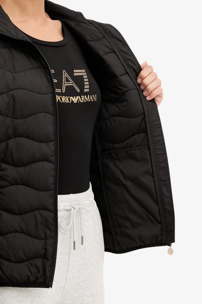 emporio armani ea7 Piumino Full Zip Core Lady Nero Donna, foto 5
