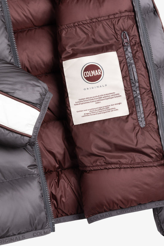  Piumino Full Zip Con Cappuccio Heritage-colmar-Grigio-Special_-12000023 3jq 378-5  