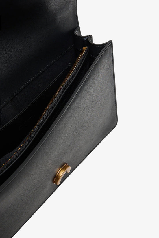  Borsa A Tracolla Media Love Bag One In Pelle-pinko-Nero-Donna-105857 a0f1 z99q-5  