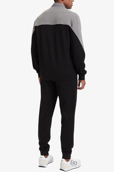 emporio armani ea7 Tuta Full Zip Color Block Nero Uomo, foto 5