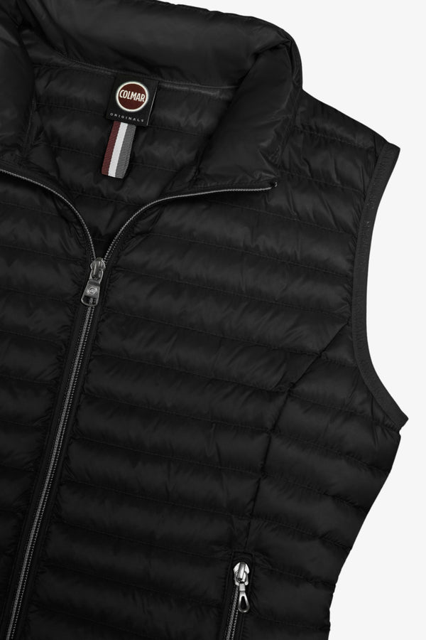 colmar Gilet Piumino Full Zip Trapuntato Nero Donna, foto 5