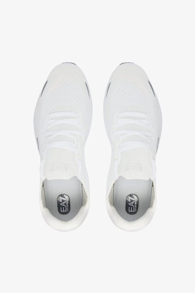 emporio armani ea7 Scarpe Crusher Distance Knit 2.0 Bianco Unisex, foto 5