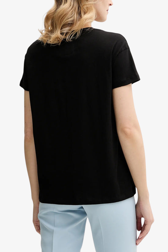  T-Shirt Maniche Corte Logo Icon Con Strass-armani exchange-Nero-Special_-Xw000830 af10356 uc001-5  