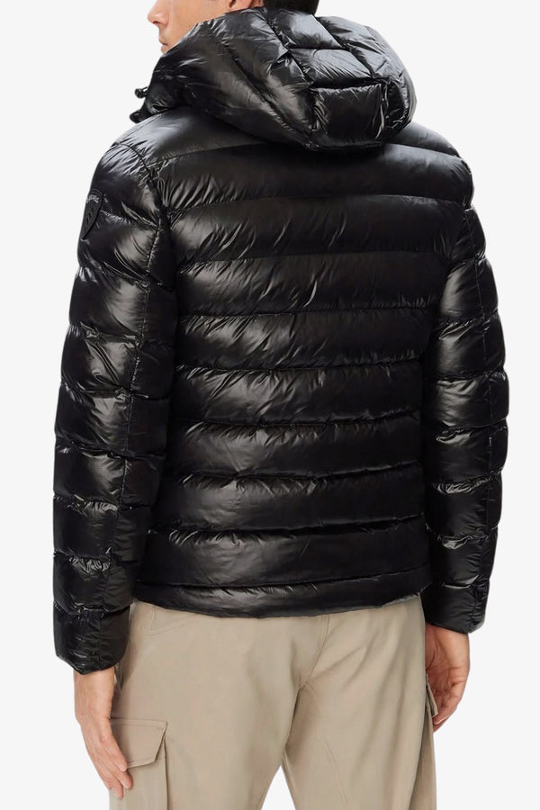 blauer Piumino Full Zip Con Cappuccio Adams Nero Uomo, foto 5