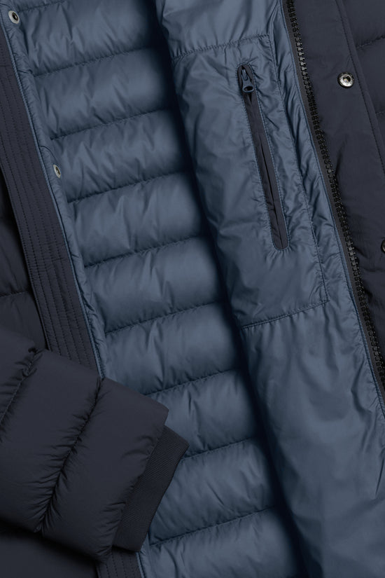 Piumino Lungo Full Zip Con Cappuccio Con Spacchi Laterali-colmar-Blu-Special_-12000001 4zp 68-5  