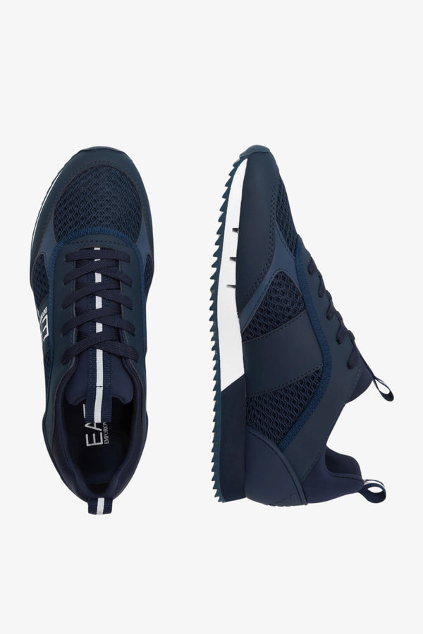 emporio armani ea7 Scarpe Black & White Blu Uomo, foto 5