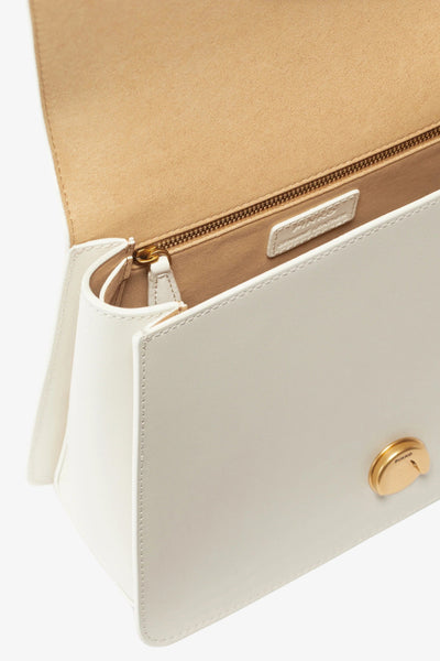 pinko Borsa A Mano Media Con Tracolla Love Bag Top Handle Bianco Donna, foto 5
