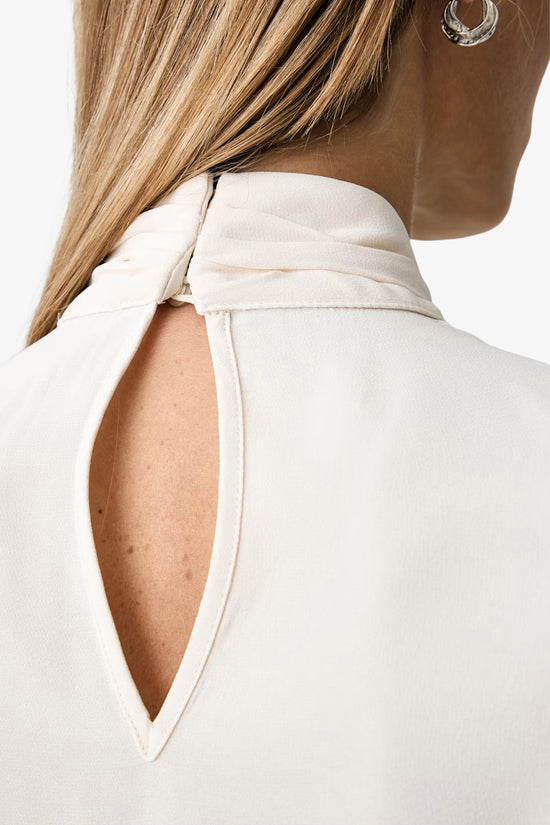  Blusa In Georgette Con Cravattino-elisabetta franchi-Bianco-Special_-Ca17866e2 e84-5  
