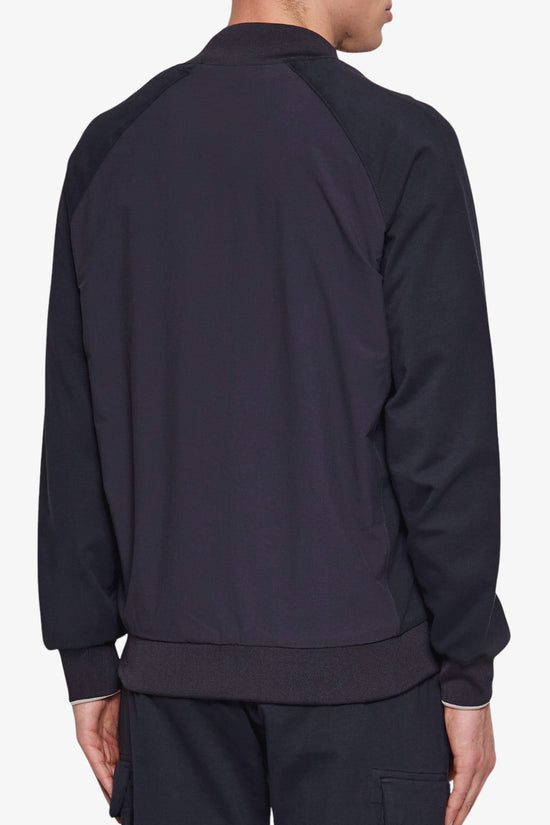  Giacca Full Zip Con Cappuccio Staccabile Maniche In Felpa-aeronautica militare-Blu-Special_-261af0519uct04291 08184-5  