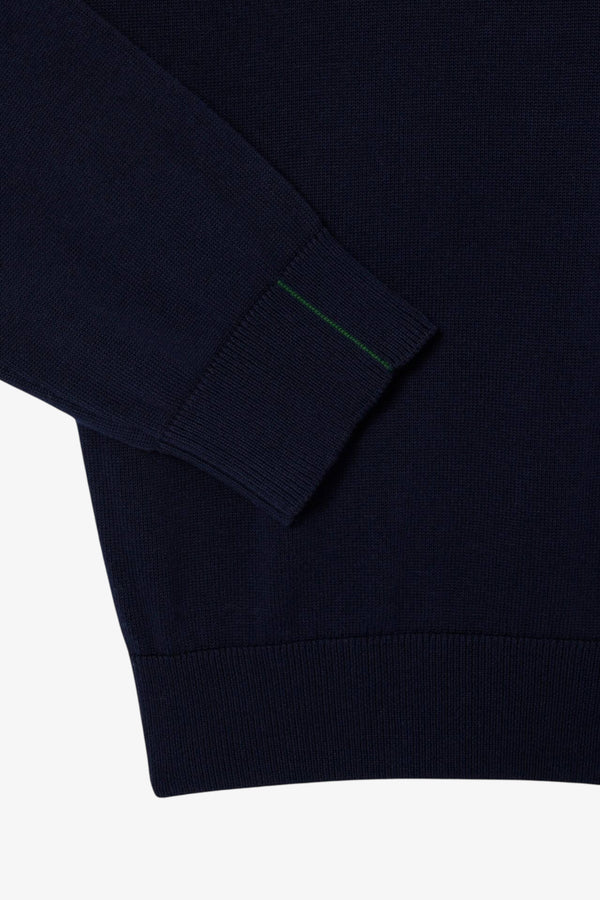 lacoste Maglione Girocollo Logo Piccolo Ricamato Blu Uomo, foto 5