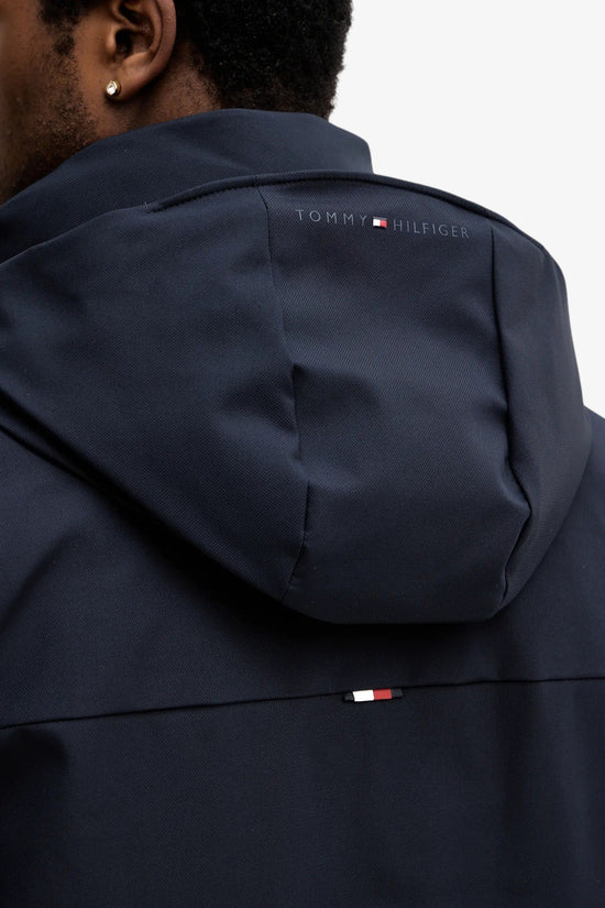  Parka Full Zip Con Cappuccio Termico Imbottito Idrorepellente-tommy hilfiger-Blu-Uomo-Mw0mw41362 dw5-5  