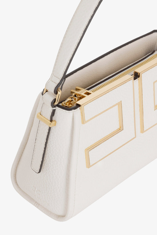  Borsa A Tracolla Piccola Con Logo-elisabetta franchi-Bianco-Donna-Bs36a56e2 dz9-5  