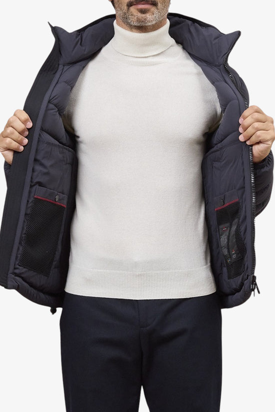  Piumino Full Zip Con Cappuccio In Tela Stretch Boggs NS 04-peuterey-Blu-Special_-Peu5582 01191861 215-5  