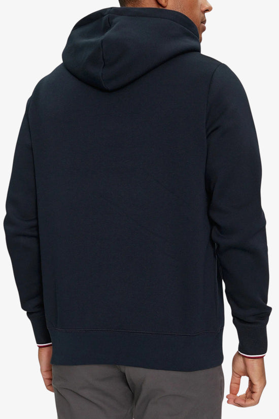  Felpa Con Cappuccio Signature-tommy hilfiger-Blu-Uomo-Mw0mw32673 dw5-5  