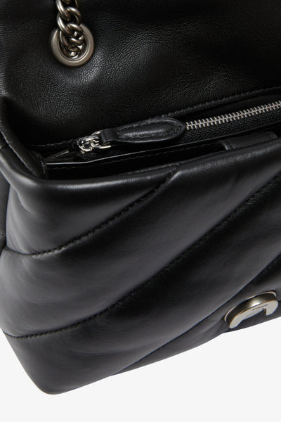 pinko Borsa A Tracolla Mini Love Bag Puff Maxi Quilt Nero Donna, foto 5