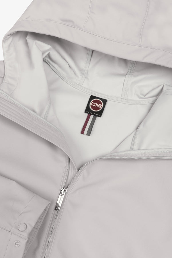colmar Giacca Lunga Full Zip Con Cappuccio Impermeabile Beige Donna, foto 5
