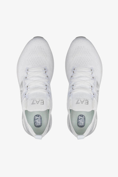 emporio armani ea7 Scarpe Crusher Distance Knit Bianco Unisex, foto 5