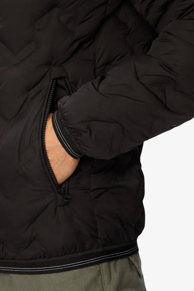 blauer Piumino Full Zip Con Cappuccio Piery Nero Uomo, foto 5