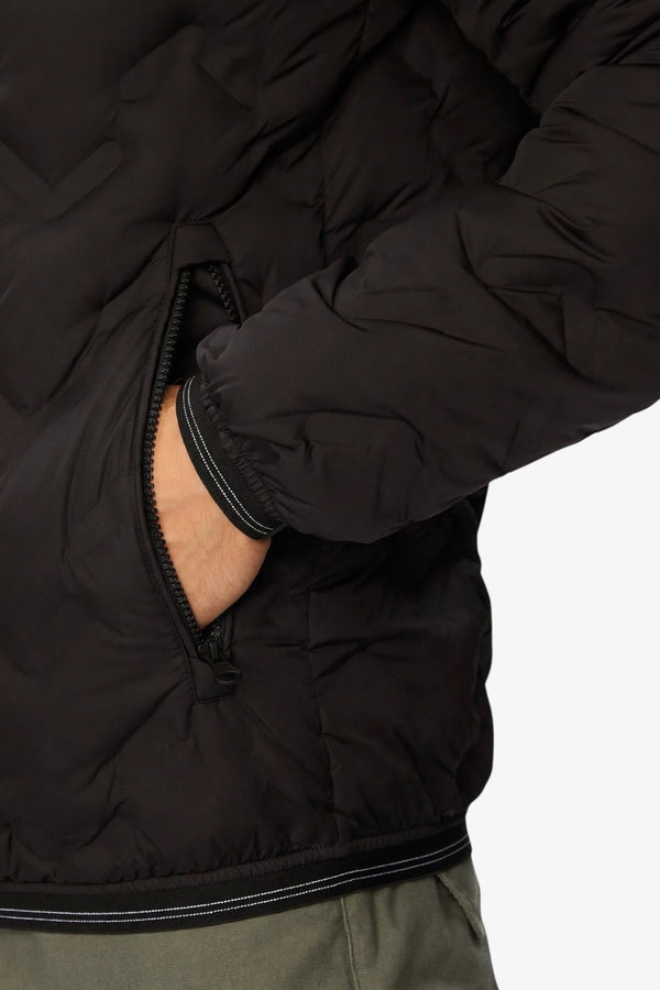 blauer Piumino Full Zip Con Cappuccio Piery Nero Uomo, foto 5