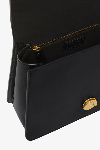 pinko Borsa A Mano Media Con Tracolla Love Bag Top Handle Nero Donna, foto 5