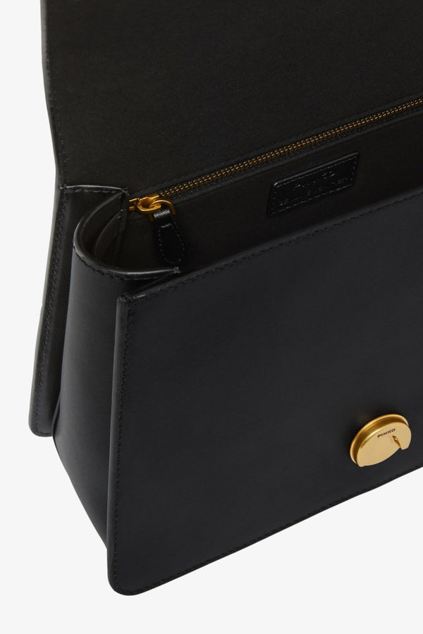 pinko Borsa A Mano Media Con Tracolla Love Bag Top Handle Nero Donna, foto 5