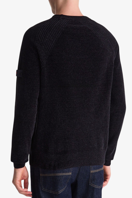  Maglione Girocollo In Ciniglia Rasata Sironi 01-peuterey-Nero-Special_-Peu5623 99011970 777-5  