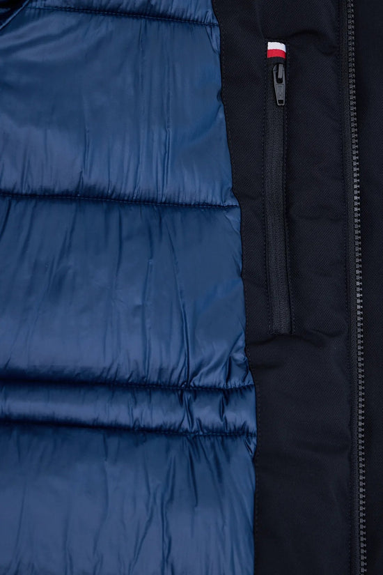  Parka Full Zip Con Cappuccio Termico Imbottito Idrorepellente-tommy hilfiger-Blu-Uomo-Mw0mw41362 dw5-6  
