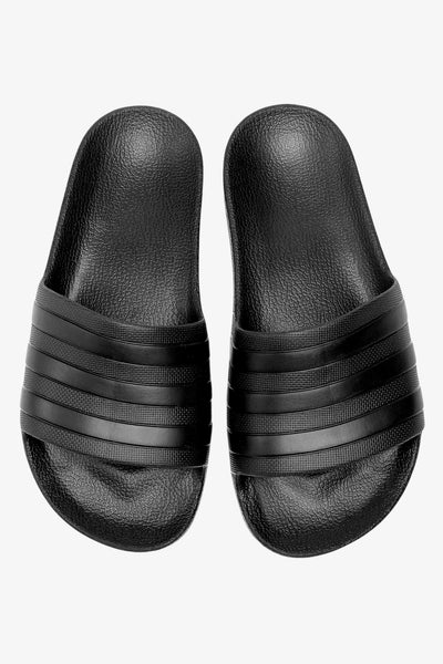 adidas performance Ciabatte Adilette Aqua Nero Uomo, foto 1