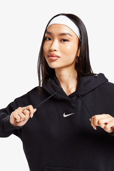nike sportswear Felpa Con Cappuccio Oversize Phoenix Nero Donna, foto 3