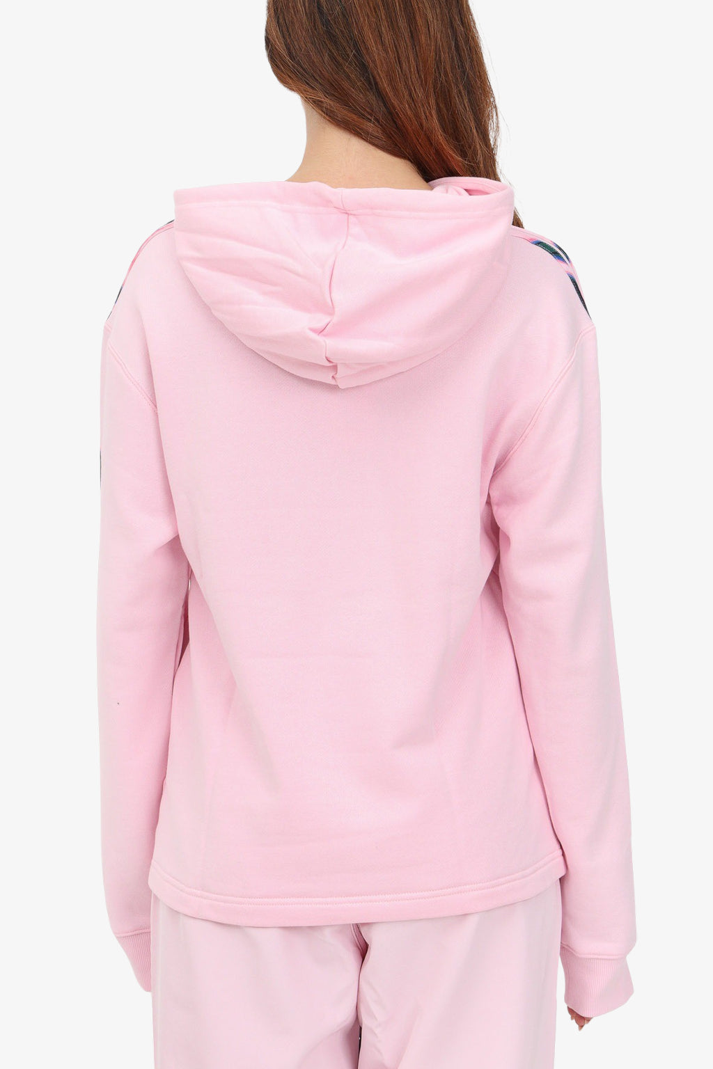 Felpa Con Cappuccio Donna MoonWorks - Scritta Tedesca Divertente Unicorno Party, Rosa